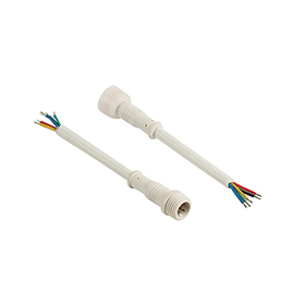 Mini Mini head waterproof cable - 5-core (white)