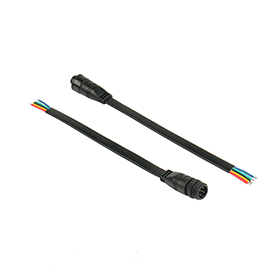 Rubber core Rubber core head waterproof flat wire - 5 cores