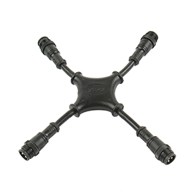 T type T-shaped waterproof line - metal head