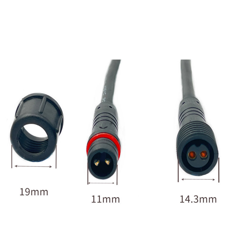 Ruifang 2 cores waterproof christmas light connectors