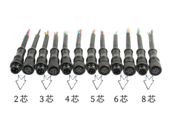 M12 metal small head waterproof butt connectors