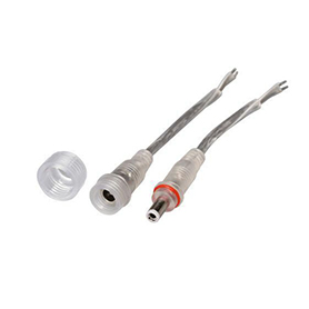 DC transparent head waterproof line-5521 Low voltage waterproof connectors 