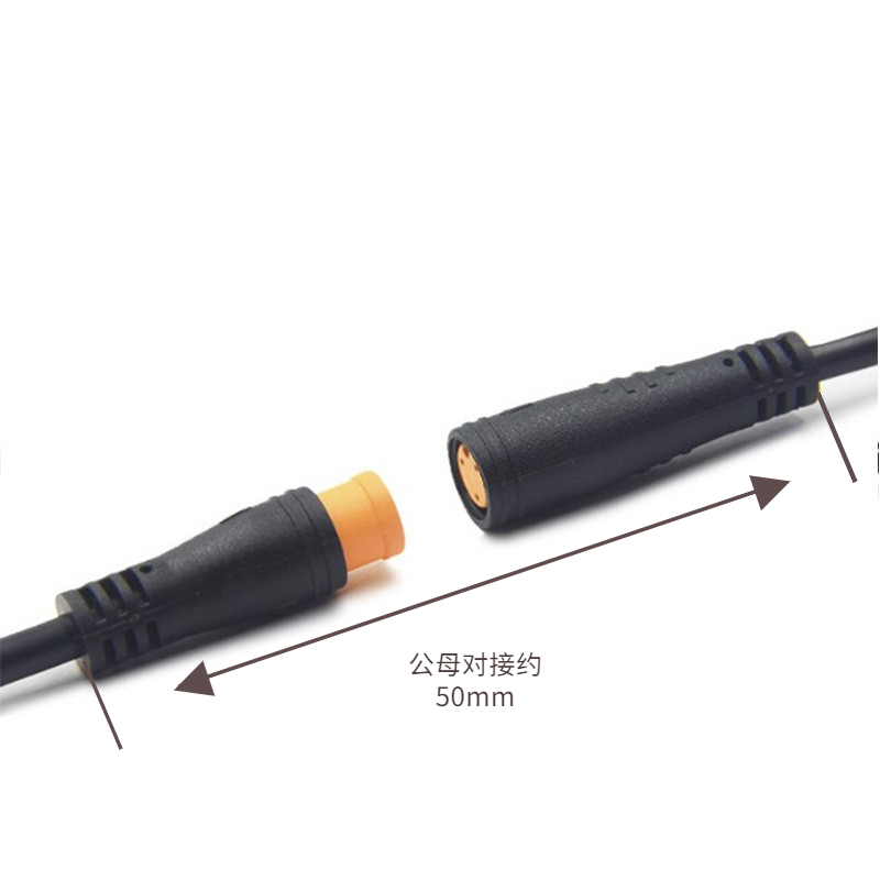 M8 waterproof low-voltage connectors