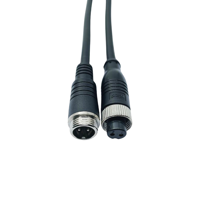 waterproof butt connectors Injection molding M12-2 core aviation head