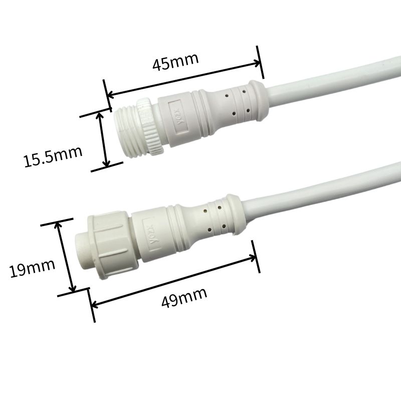 Rubber  landscape lighting waterproof connectors 