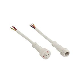 Mini head 3 Pin Waterproof Connectors