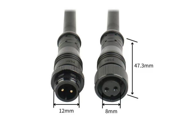 waterproof plug and socket connector