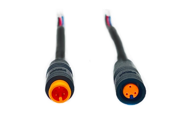 M6 waterproof connector M6 connecting cable-3 cores